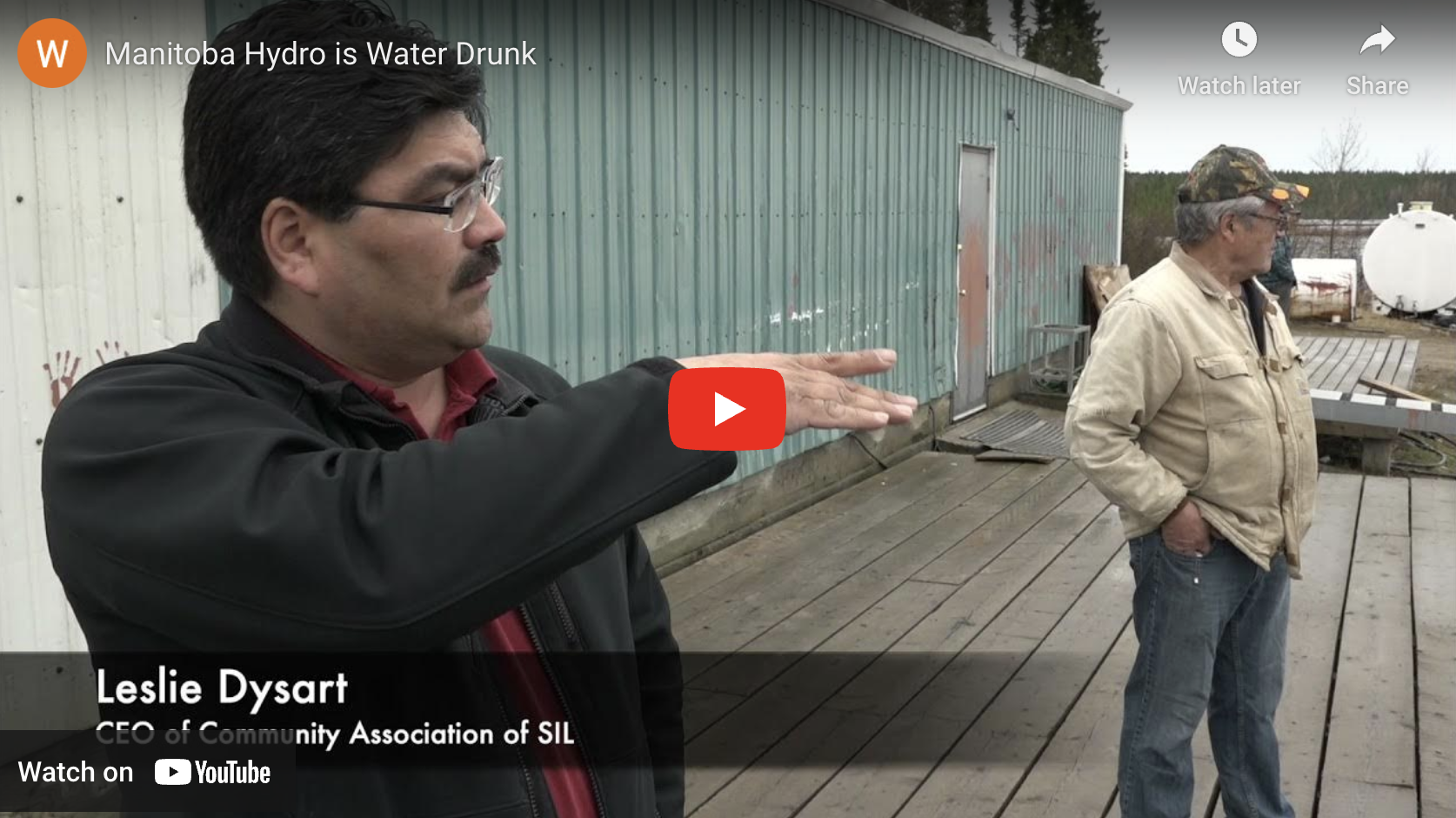 Manitoba Hydro is Water Drunk